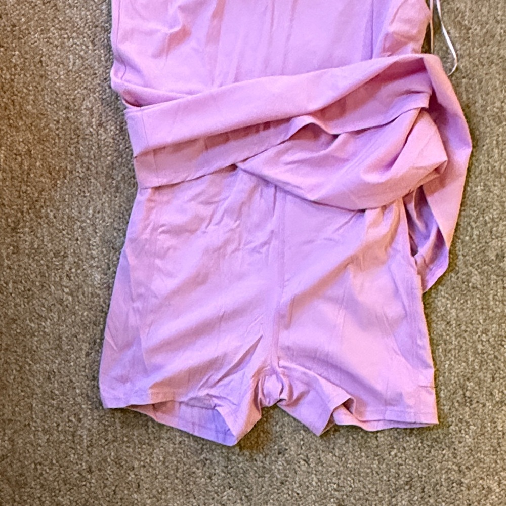 Abercrombie & Fitch One-Shoulder Lilac Mini Dress - Picture 3 of 7